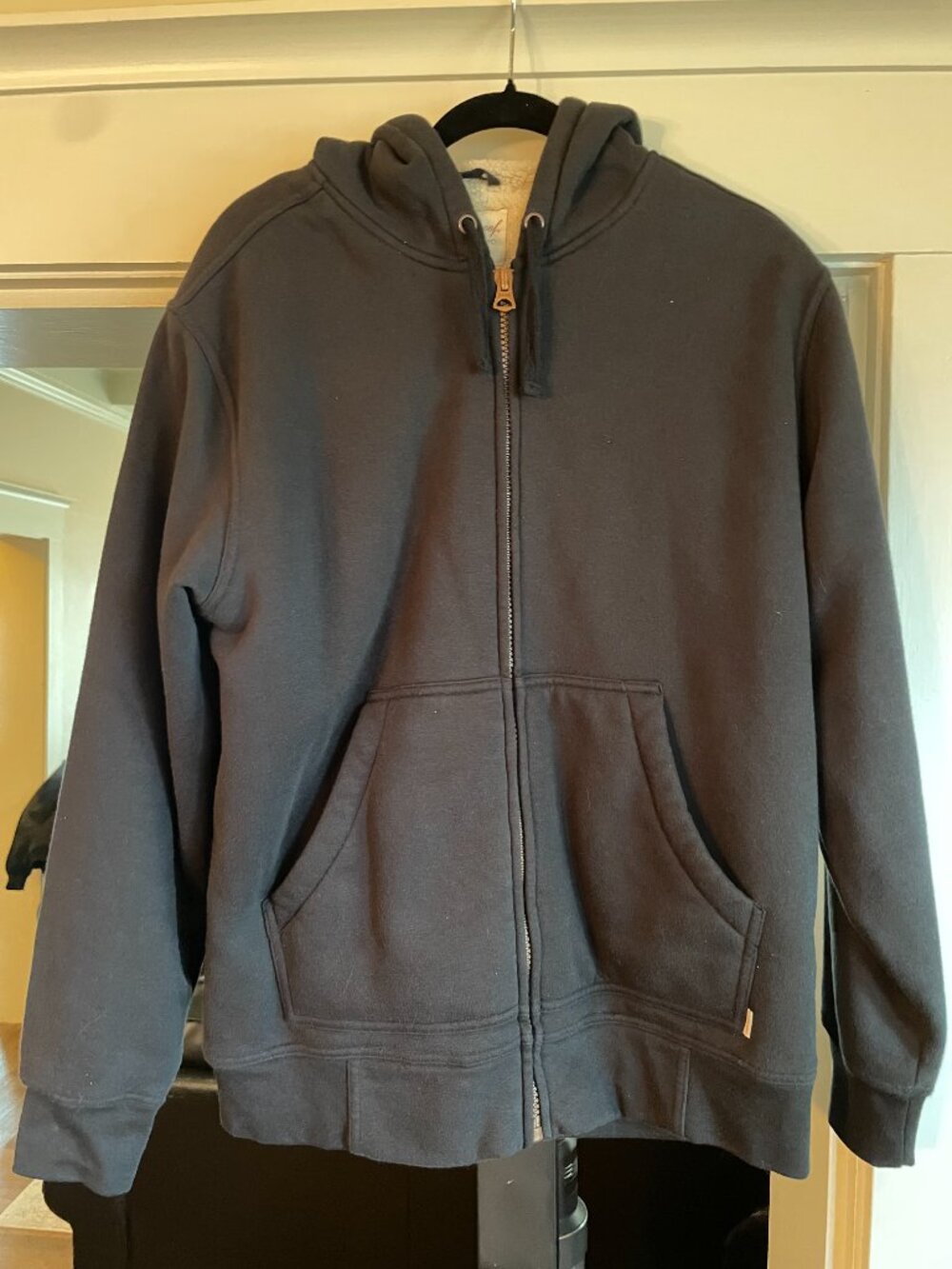 Weatherproof Vintage Fleece Lined Zip Hoodie - L